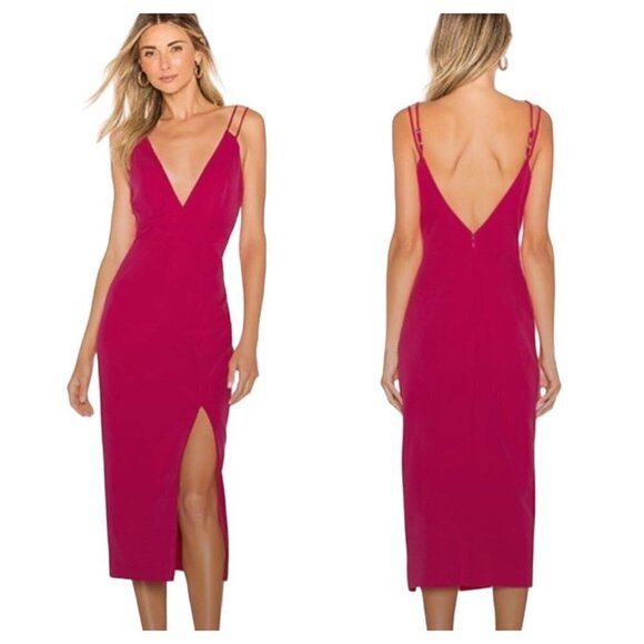 Revolve NBD Hot Pink Shine On Dress Size Small - Picture 1 of 12